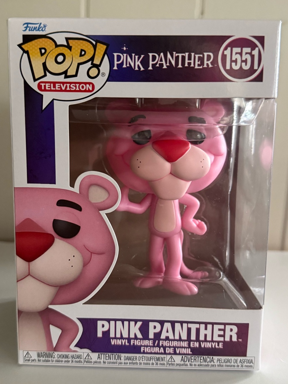 Funko Pop! Pink Panther Vinyl Figure - Pink, Red, White
